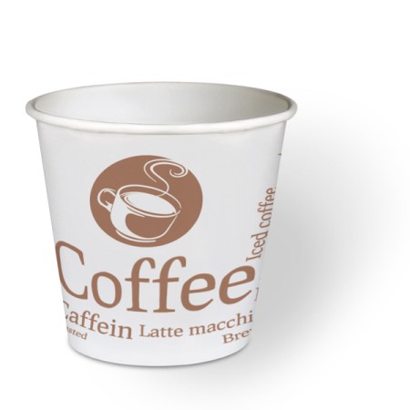 BICCHIERI IN CARTONCINO CON GRAFICA COFFEE