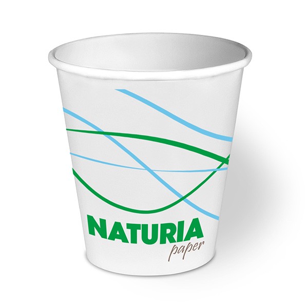 BICCHIERI IN CARTONCINO CON GRAFICA NATURIA
