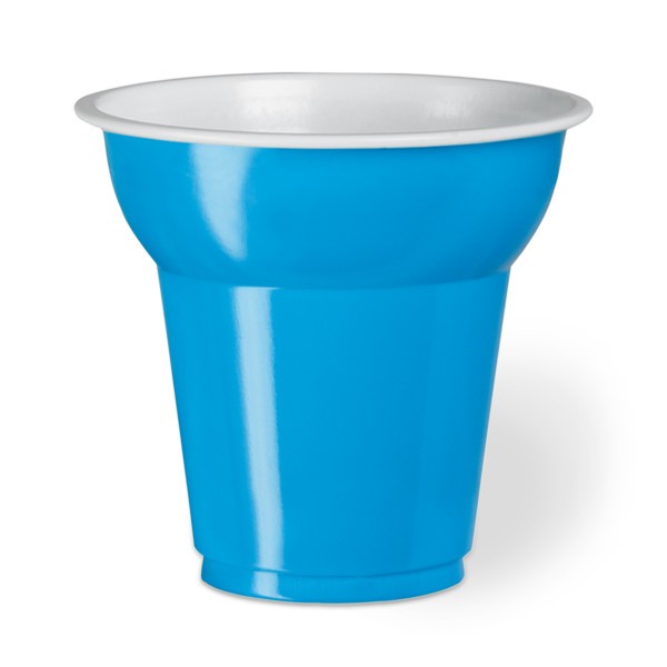 BICCHIERINI BICOLOR IN PLASTICA 70 ml