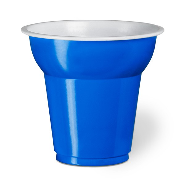 BICCHIERINI BICOLOR IN PLASTICA 70 ml