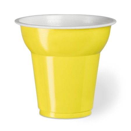 BICCHIERINI BICOLOR IN PLASTICA 70 ml