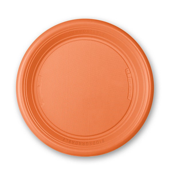 PIATTO MONOUSO IN MATERBI Ø 220 mm