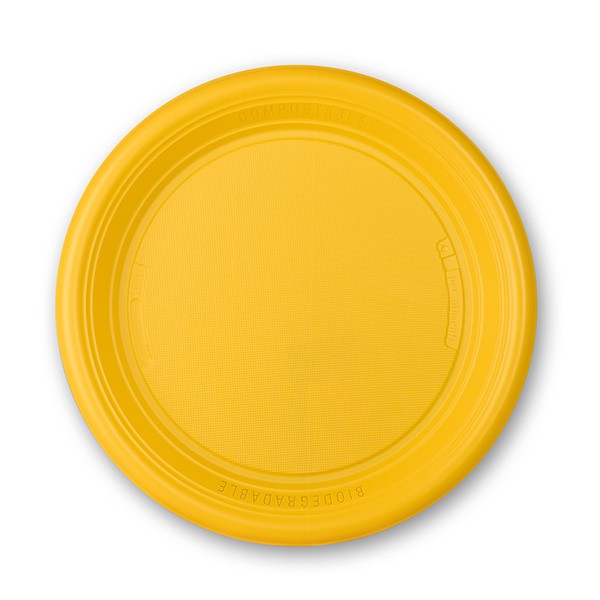 PIATTO MONOUSO IN MATERBI Ø 220 mm