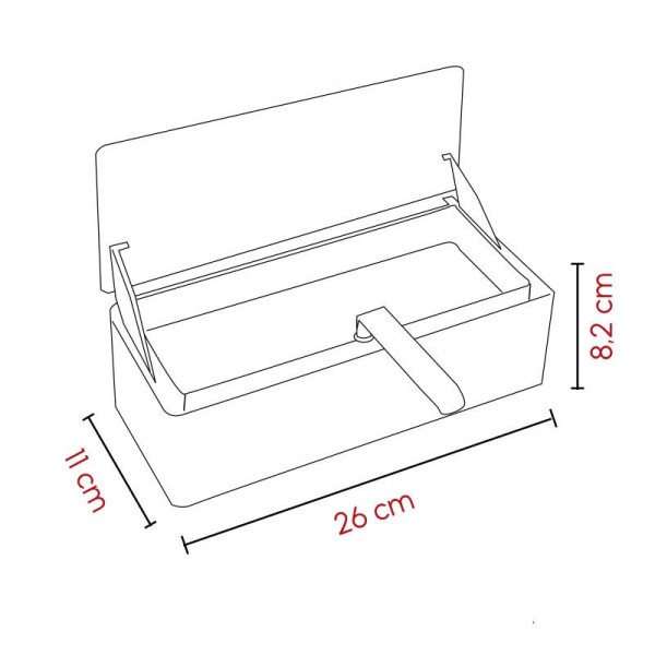 VASCHETTA PER STRUMENTI 1,25 LT