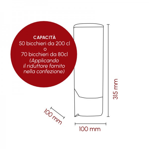 DISPENSER PER BICCHIERI