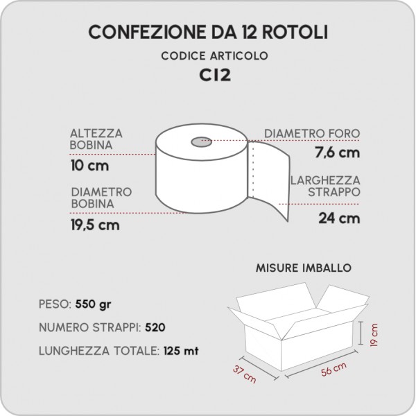 CARTA IGIENICA A ROTOLO JUMBO MINI