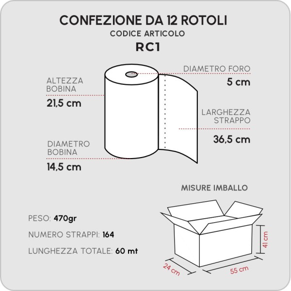 ASCIUGAMANI A ROTOLO MINI